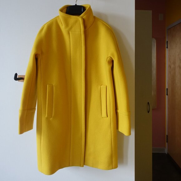 J. Crew Cocoon Coat in Italian Stadium Cloth 0P Petite 0 P0 - Picture 15 of 16